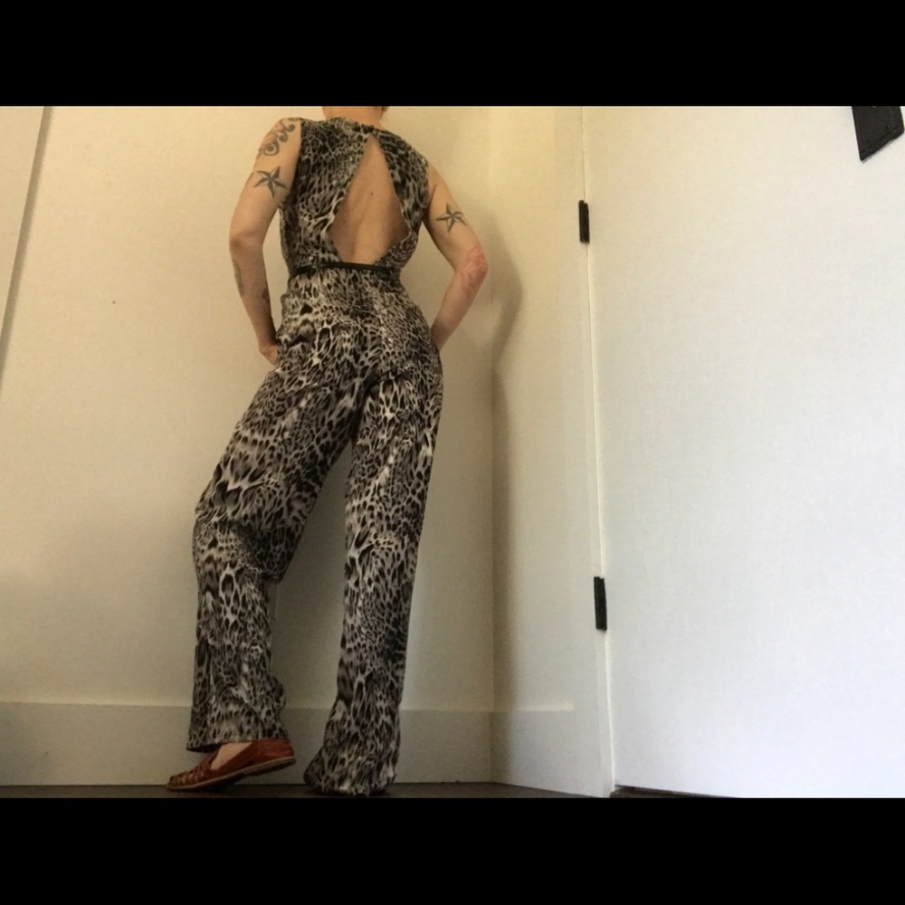 Forever 21 Leopard Print Jumpsuit